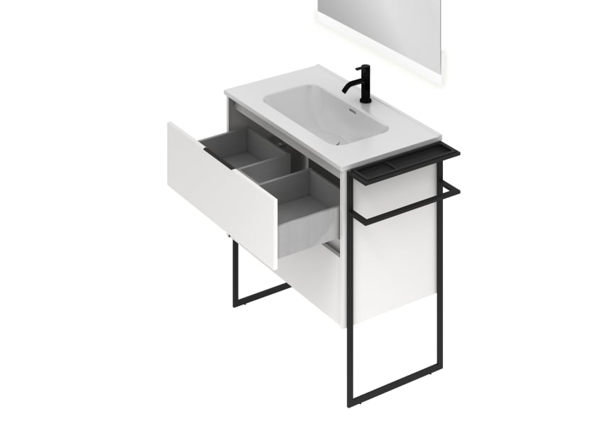 Conjunto mueble de baño Keiko Amizuva 3D 13