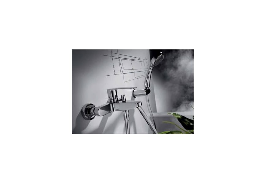 Grifo de bañera empotrado Flat de Tres ambiente 1