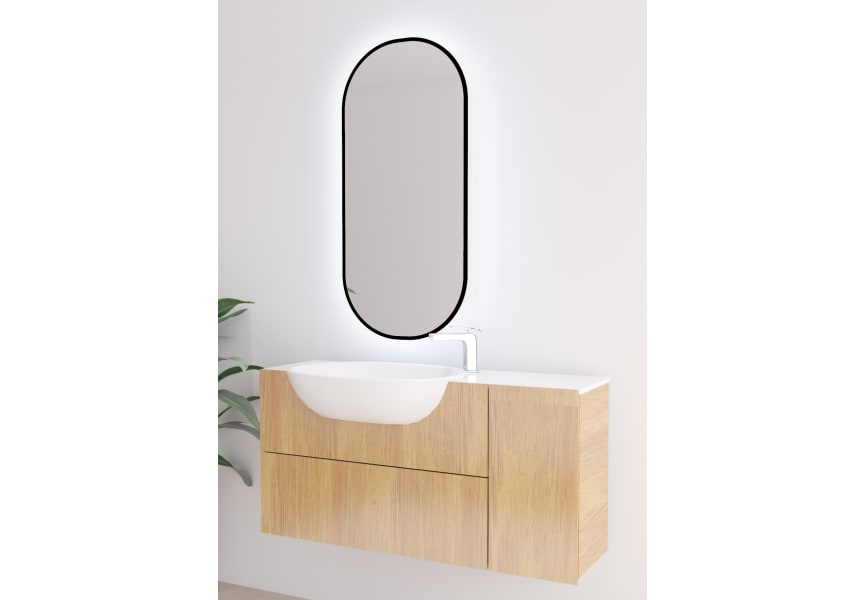 Espejo de baño con luz LED Portia Bruntec principal 5