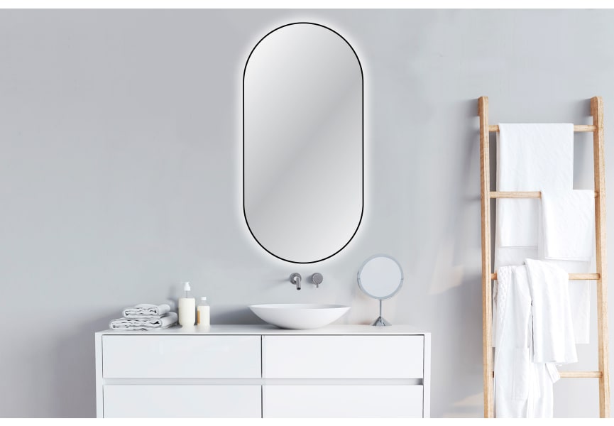 Espejo de baño con luz LED Portia Bruntec principal 1