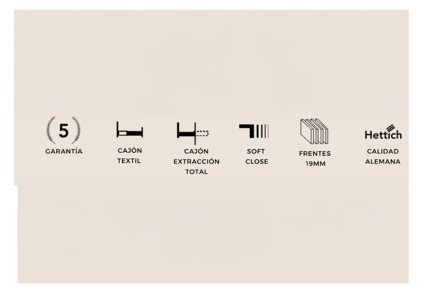 Conjunto mueble de baño Roma Bruntec opción 13