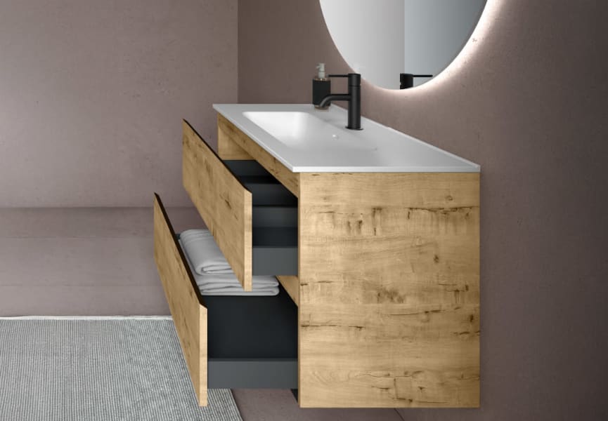 Conjunto mueble de baño Roma Bruntec detalle 8