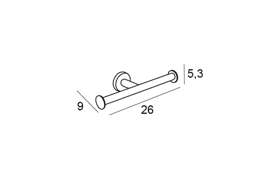 Portarrollos doble Eco 6500 Manillons Torrent croquis 5