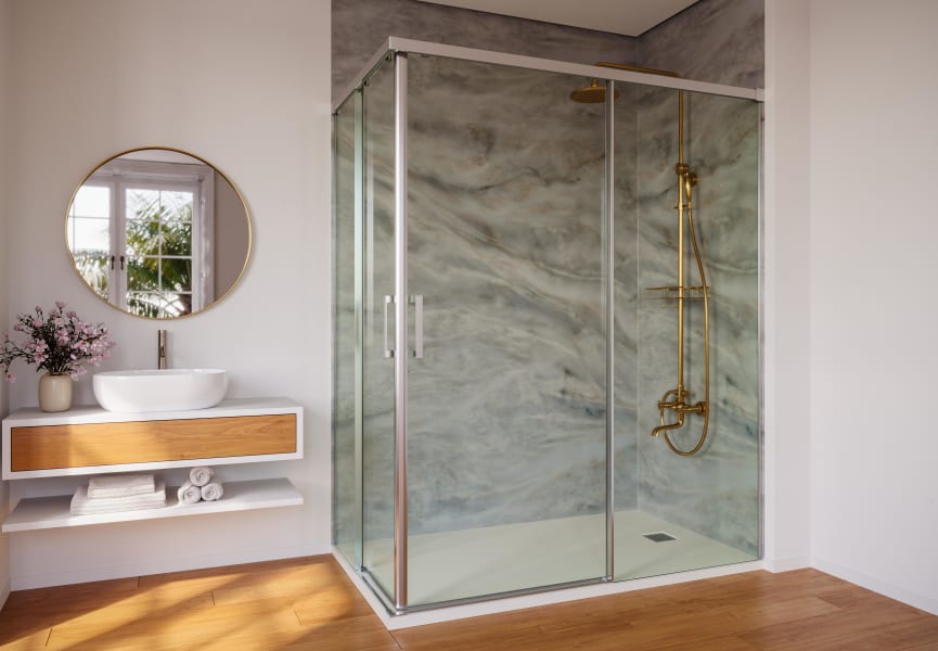 Mampara de ducha Elara Bruntec a medida principal 0
