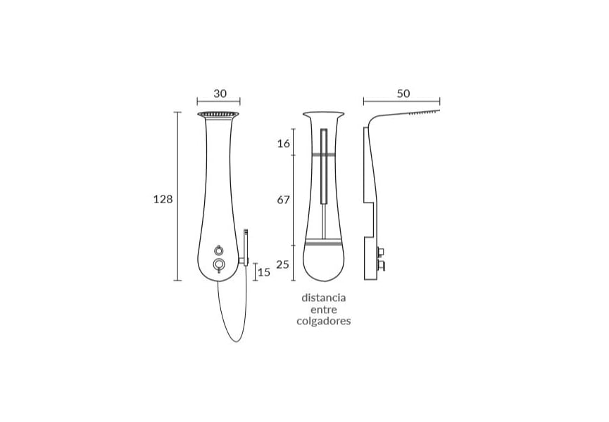 Columna de ducha e hidromasaje Su Sagobar 081 - Comprar a precio barato