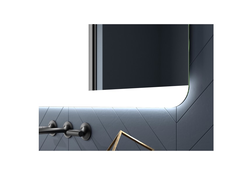 Espejo de baño con luz LED Bora Eurobath detalle 2