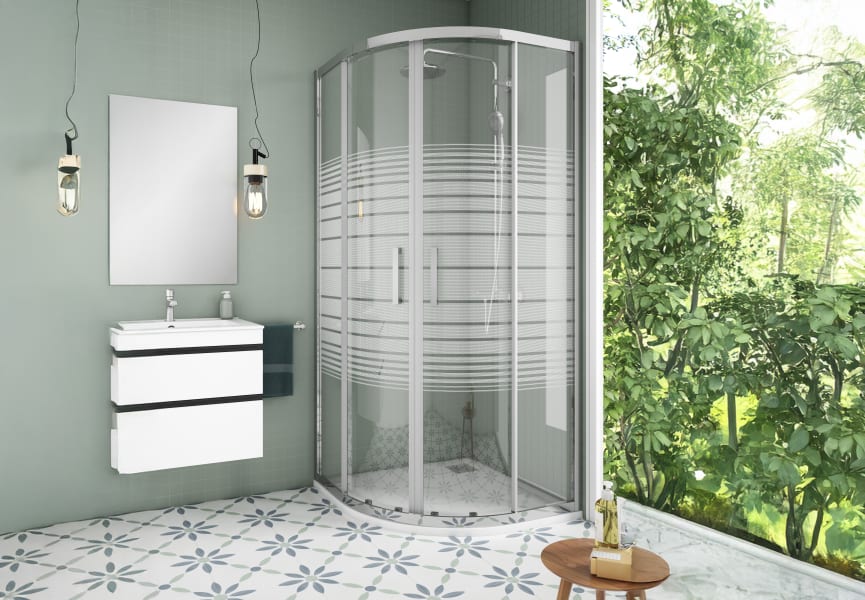 Mampara de ducha Niza Torvisco principal 1