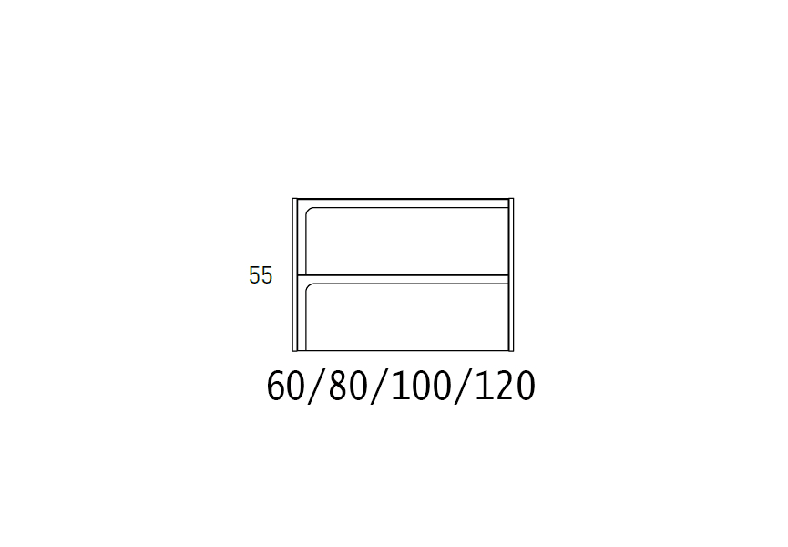 Mueble de baño Índico Visobath croquis 14