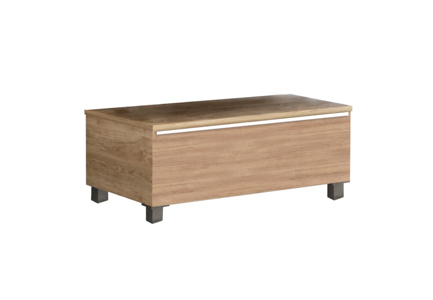 Cajonera de baño Landes con patas de 6.3 cm 1 cajón con tapa y barra de  refuerzo de Coycama