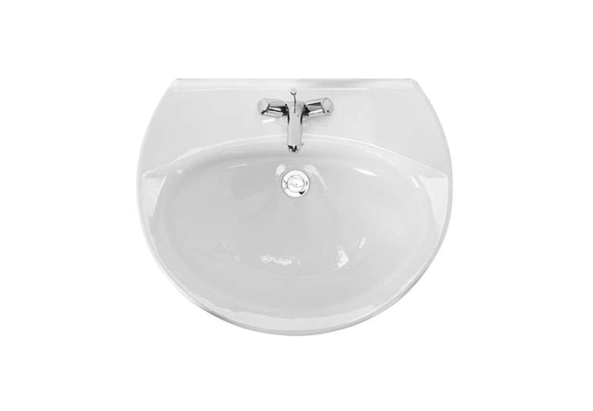 Lavabo pedestal Benissa Unisan Sanidusa detalle 1