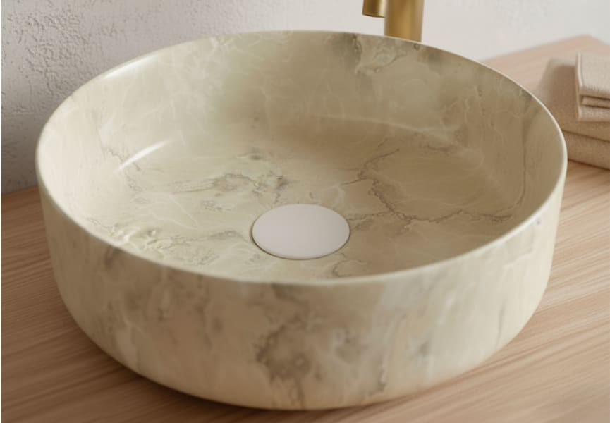 Lavabo sobre encimera Dallas BHD detalle 4