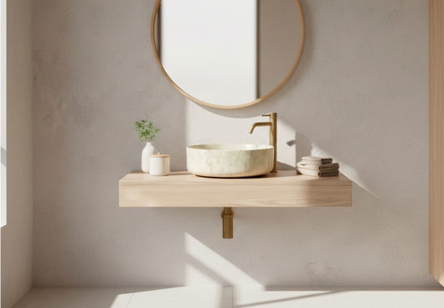 Lavabo sobre encimera Dallas BHD ambiente 9