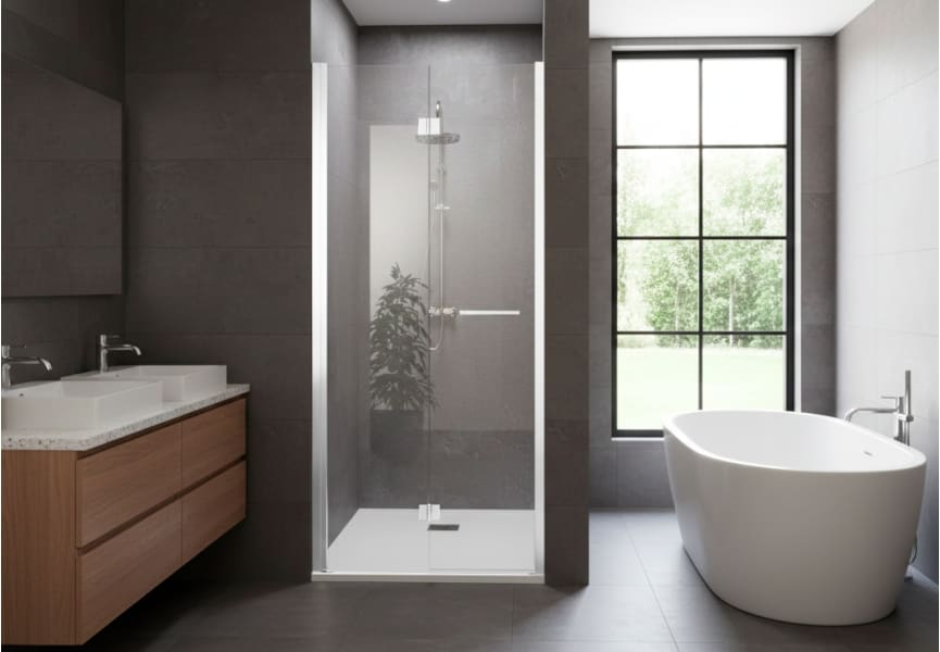 Mampara de ducha a medida Edimburgo Bruntec principal 1