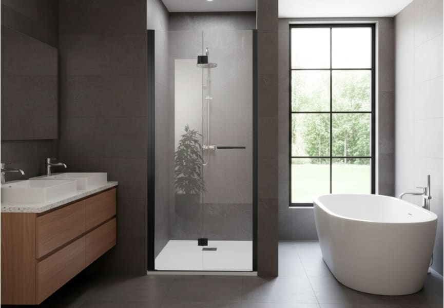 Mampara de ducha a medida Edimburgo Bruntec principal 2