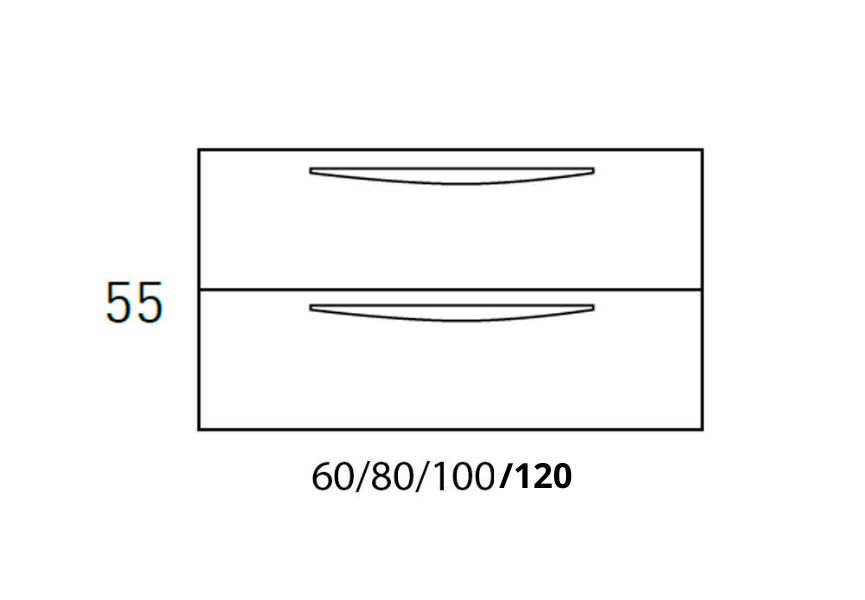 Mueble de baño Arco Viso croquis 14