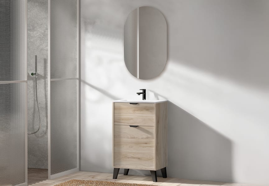 Conjunto mueble de baño fondo reducido 35.5 cm Midi Visobath principal 11