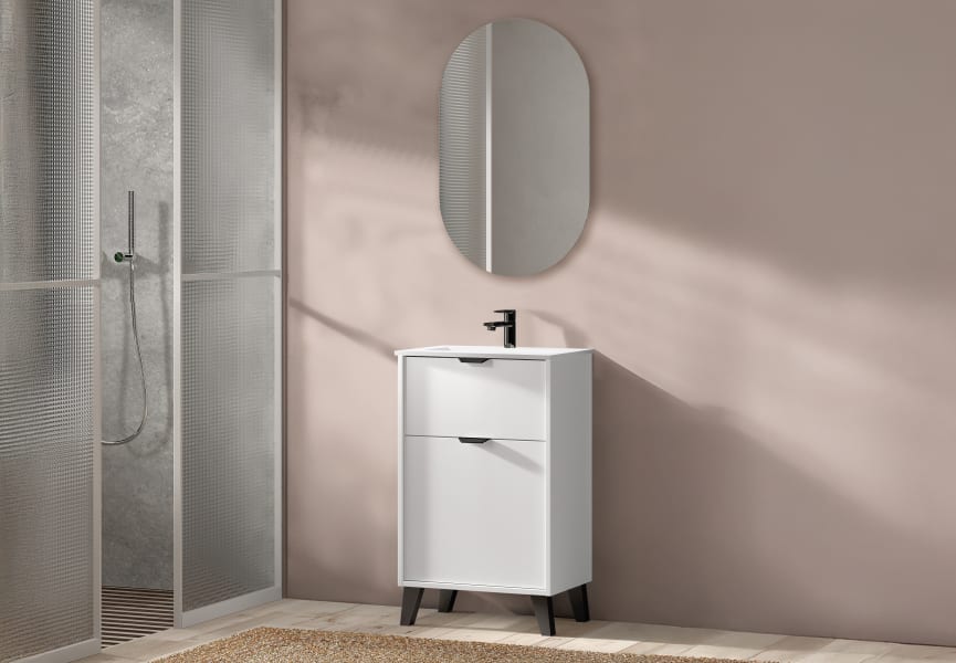 Conjunto mueble de baño fondo reducido 35.5 cm Midi Visobath principal 3