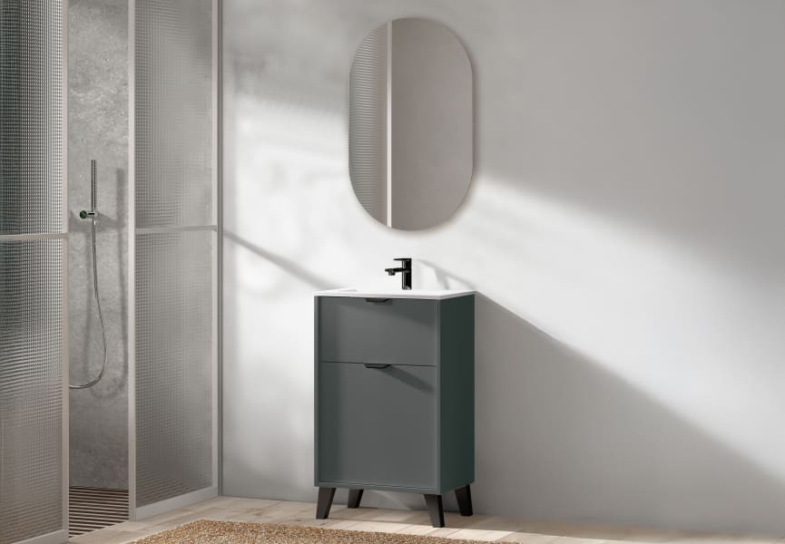 Conjunto mueble de baño fondo reducido 35.5 cm Midi Visobath principal 12