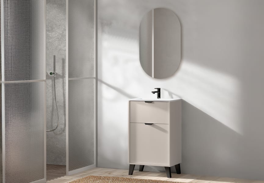 Conjunto mueble de baño fondo reducido 35.5 cm Midi Visobath principal 7