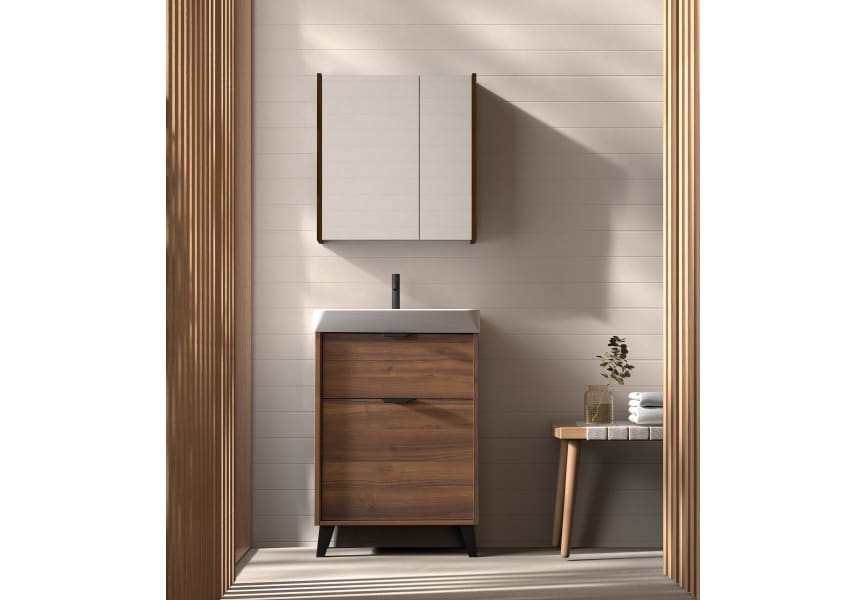 Conjunto mueble de baño fondo reducido 35.5 cm Midi Visobath principal 0