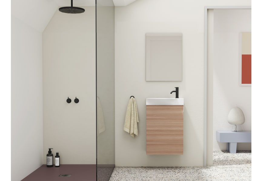 Conjunto completo mueble de baño fondo reducido 34 cm Mika Amizuva principal 0