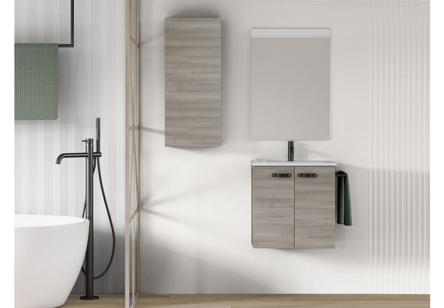 Conjunto completo mueble de baño fondo reducido 35 cm Aneko Amizuva Principal 8