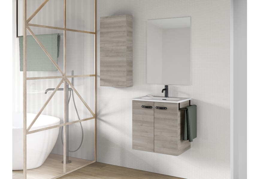 Conjunto completo mueble de baño fondo reducido 35 cm Aneko Amizuva principal 0