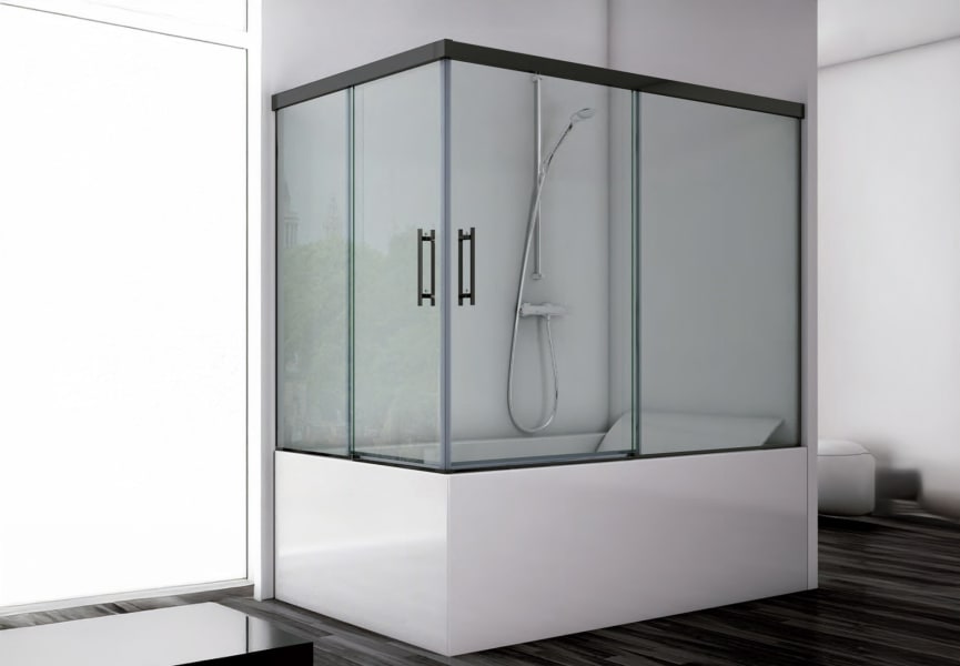 Mampara de bañera Queluz Bruntec principal 2