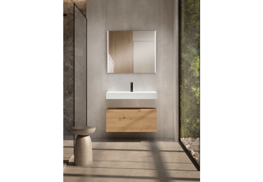 Lavabo encastrado 12 cm alto Lila Visobath principal 1
