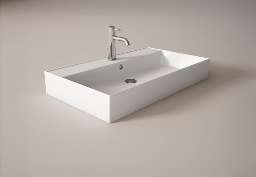 Lavabo encastrado 12 cm alto Lila Visobath principal 0