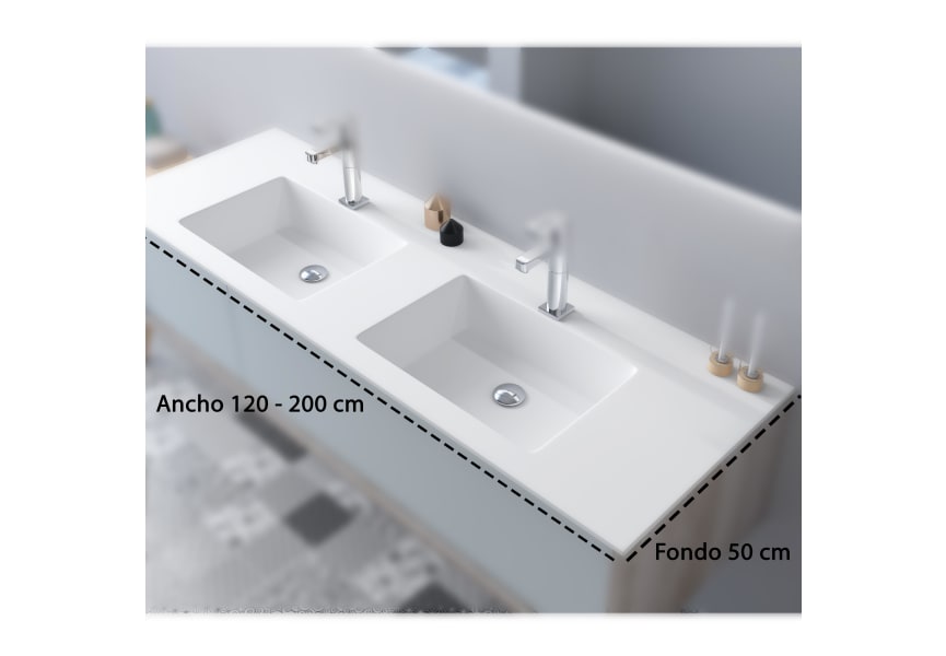 Lavabo encastrado Tabac Bruntec croquis 1