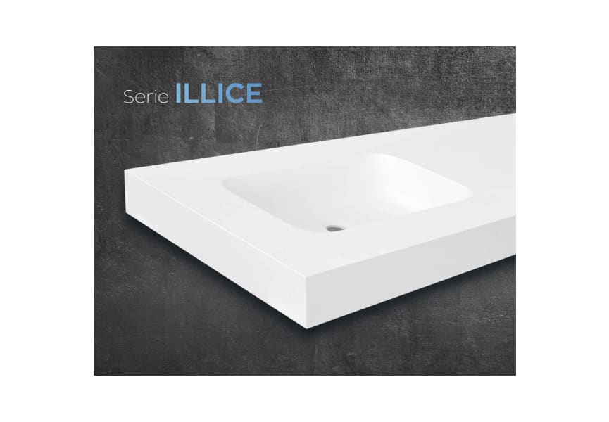 Lavabo suspendido Illice Bruntec detalle 2