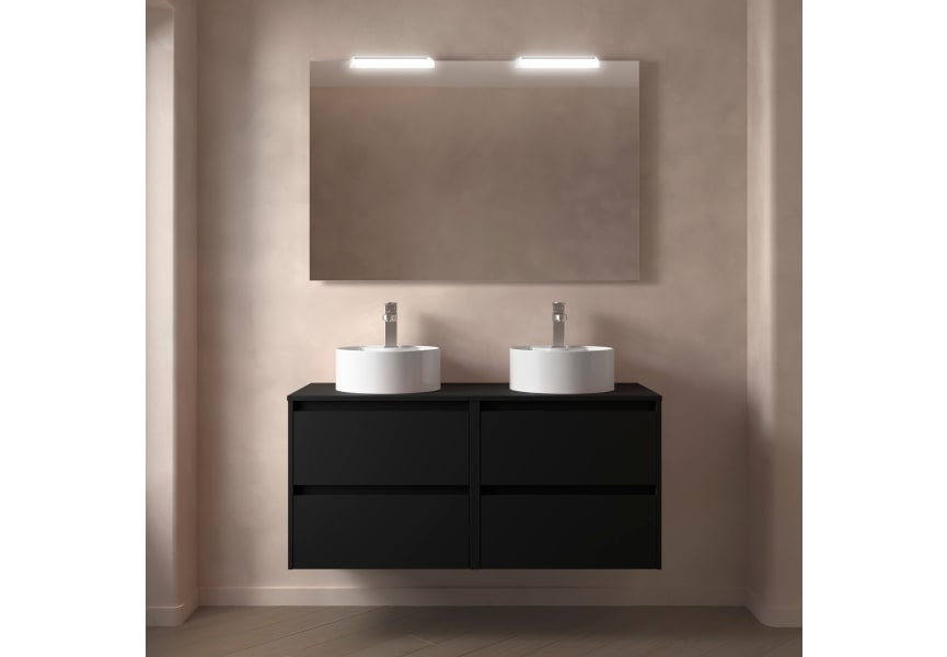 Conjunto mueble de baño con encimera de madera Noja Salgar principal 6