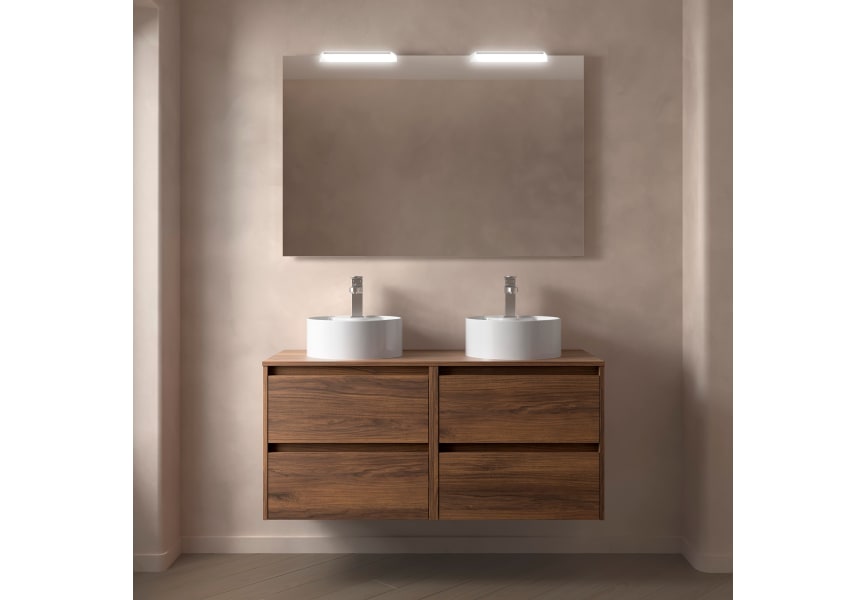 Conjunto mueble de baño con encimera de madera Noja Salgar principal 3