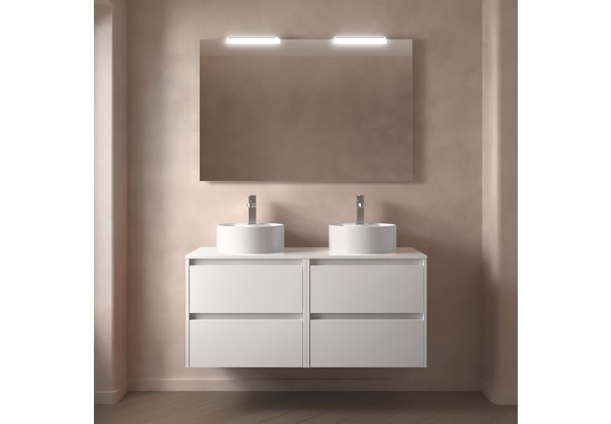 Conjunto mueble de baño con encimera de madera Noja Salgar principal 4