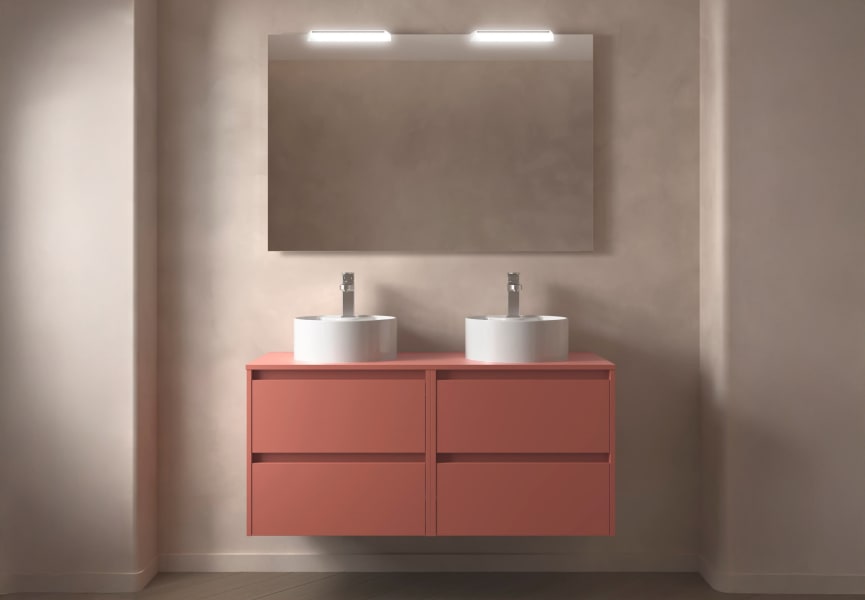 Conjunto mueble de baño con encimera de madera Noja Salgar principal 8