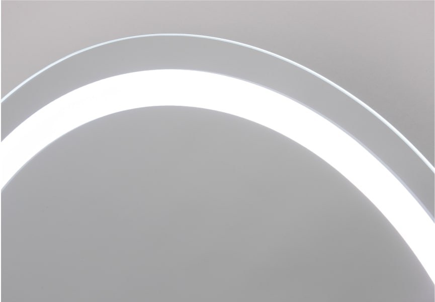 Espejo de baño con luz LED Mirak Bruntec detalle 1