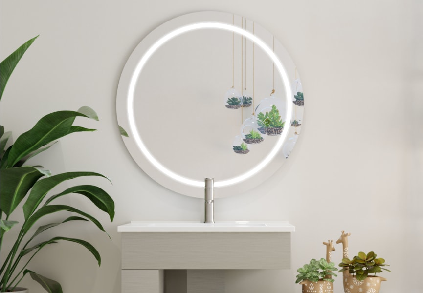 Espejo de baño con luz LED Nova Bruntec principal 0
