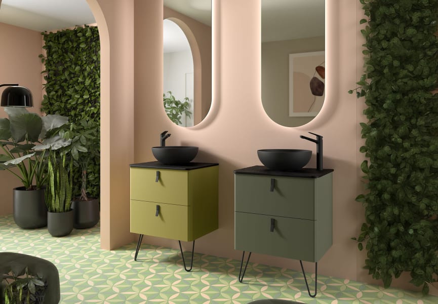 Mueble de baño con encimera Uniiq Salgar principal 1