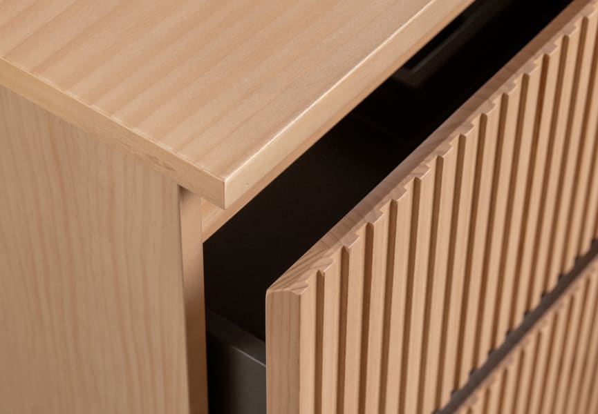 Mueble de baño con encimera de madera Alpes 9 Bruntec detalle 5