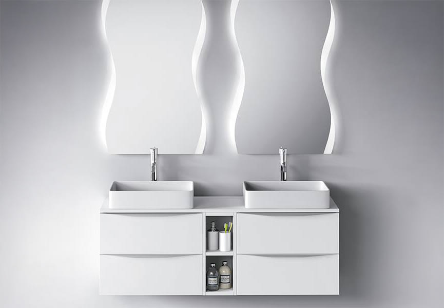 Mueble de baño con encimera de madera Landes Coycama principal 0