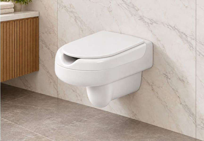Inodoro suspendido New Wccare PMR de Unisan ambiente 6