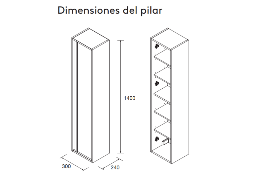 Columnas de baño Attila Salgar croquis 9