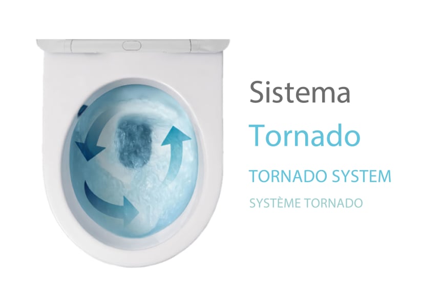 Inodoro compacto Roundy Bruntec detalle 6