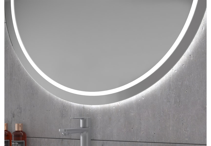 Espejo de baño con luz LED Mallorca Eurobath detalle 1