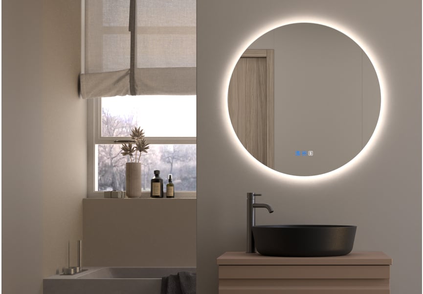 Espejo de baño con luz LED Sun Bruntec ambiente 10