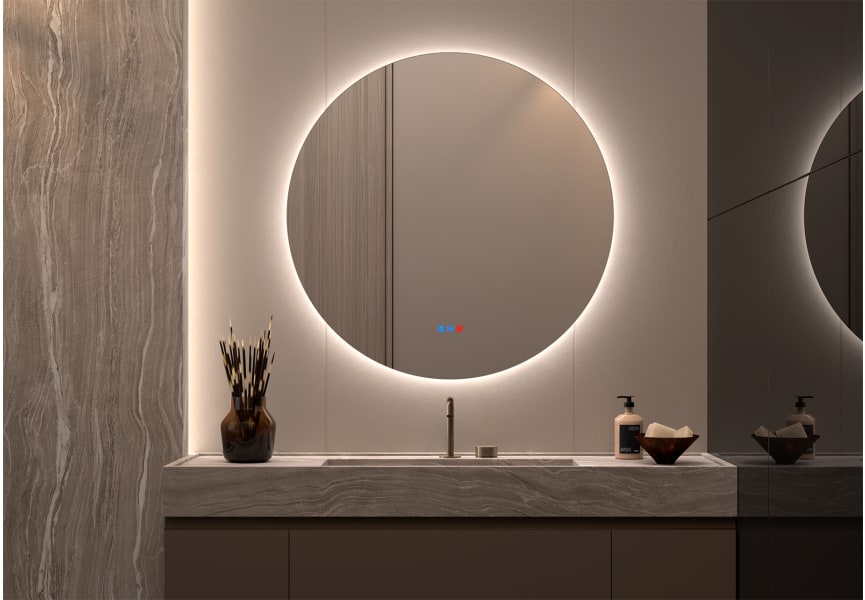 Espejo de baño con luz LED Sun Bruntec principal 3