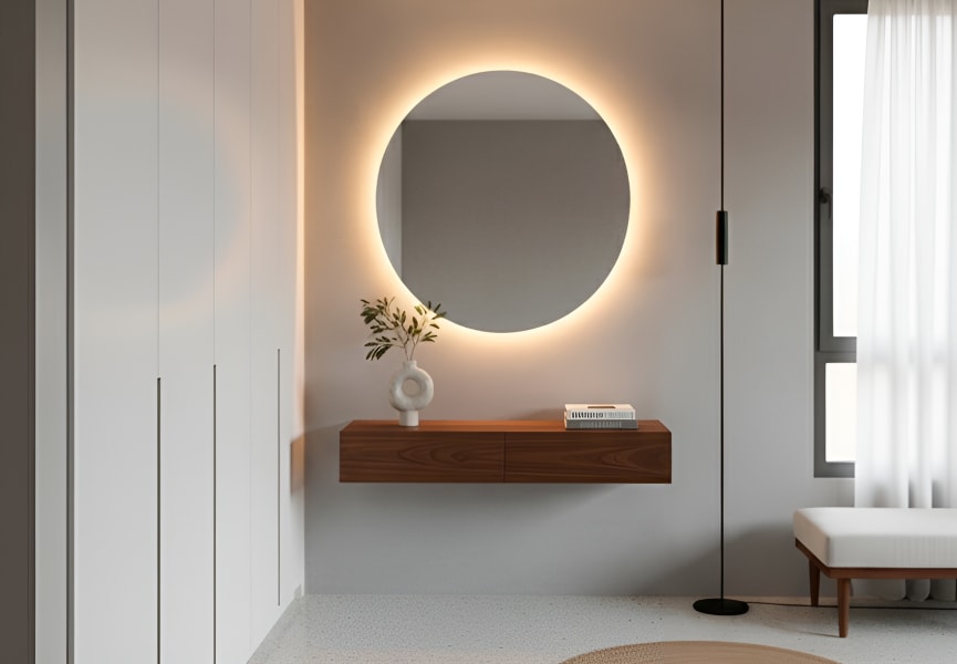Espejo de baño con luz LED Sun Bruntec ambiente 7