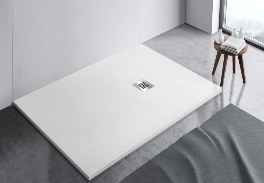 Plato de ducha de resina Luma de Bruntec principal 0