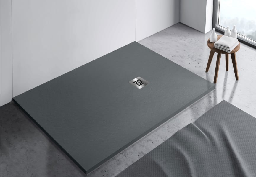 Plato de ducha de resina Luma de Bruntec principal 4